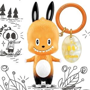 LABUBU & TYCOCO - POP MART The Monsters 10th Anniversary Series Figure Keychain